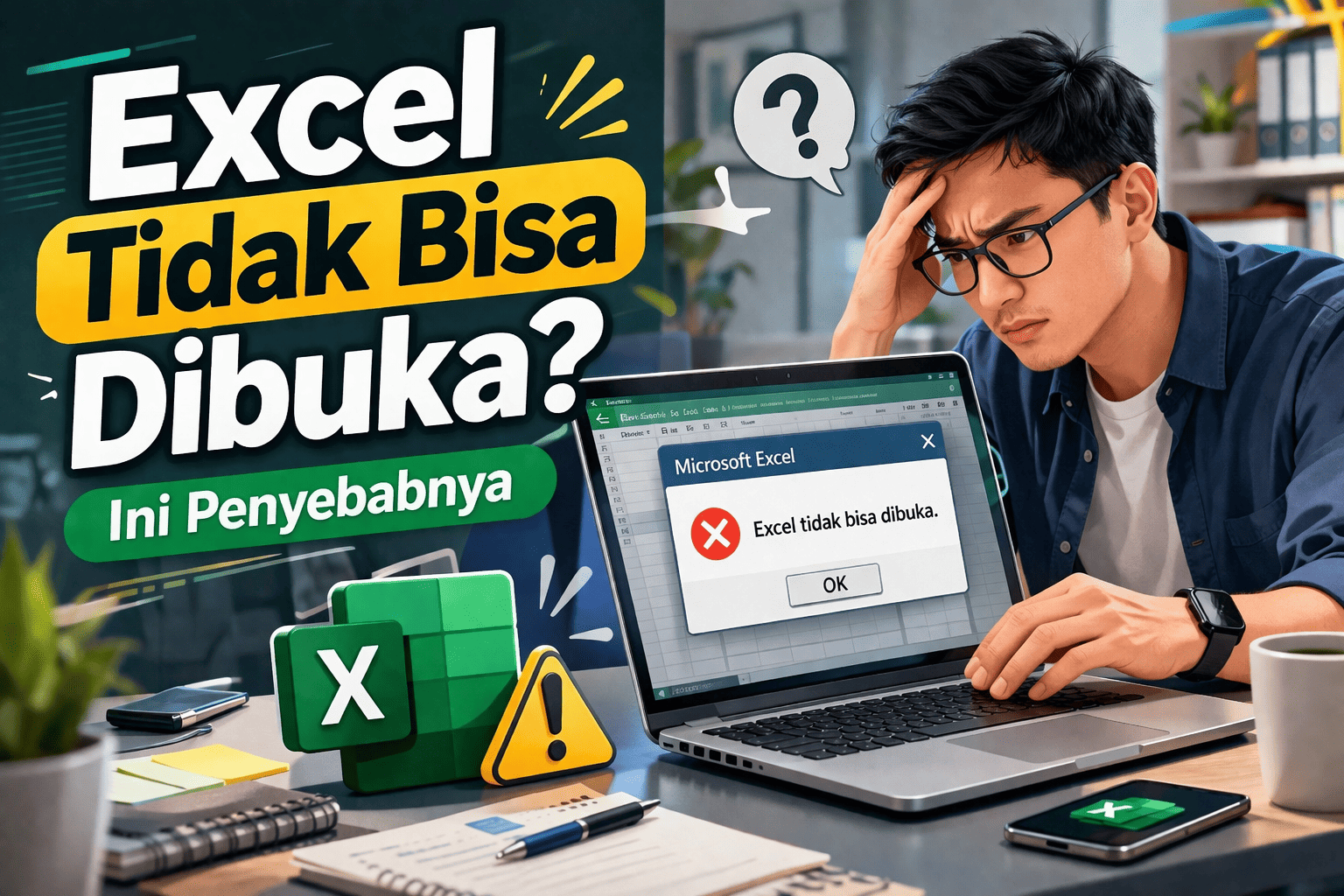 Excel Tidak Bisa Dibuka? Ini Penyebab & Cara Mengatasinya (100% Work)