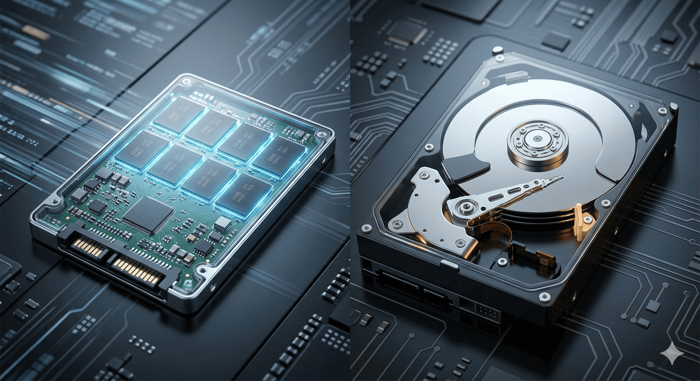 Perbedaan SSD dan HDD: Mana yang Lebih Baik untuk Laptop? (Lengkap + Rekomendasi)
