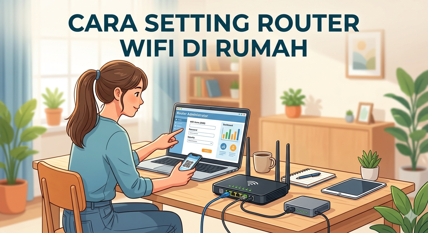 Cara Setting Router WiFi di Rumah untuk Pemula (Lengkap & Mudah)